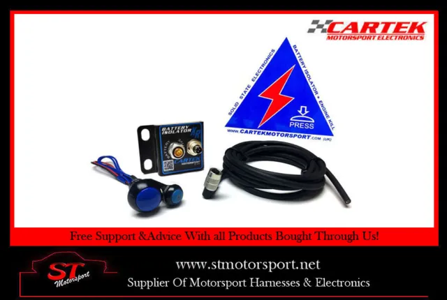 Kit de aislamiento de batería Cartek XR rally/carrera/motorsport
