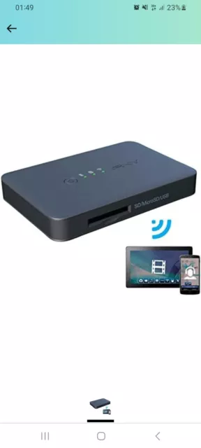 Lecteur De Carte PNY Wireless Media Reader - Adaptateur de Diffusion USB - NEUF