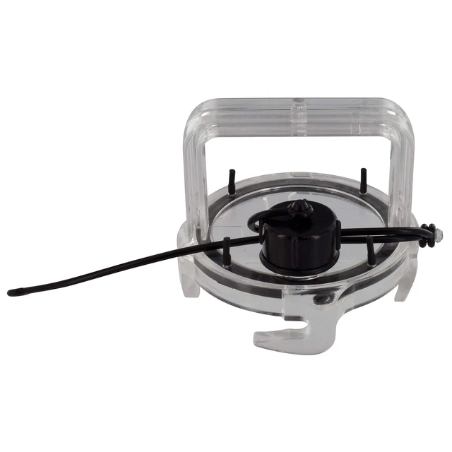 Valterra F02-3106CL EZ Coupler Valve Cap with Handle - 3.9, Clear