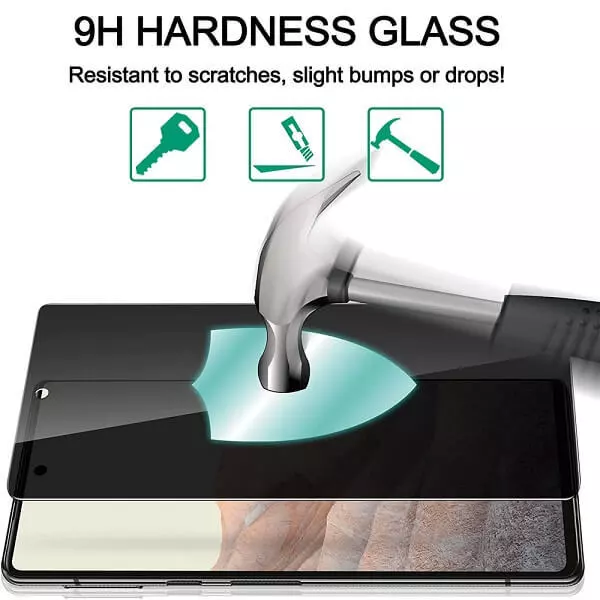 Fr Google Pixel 8 6 7 Pro 7A 6A 5A 5 4XL Privacy Tempered Glass Screen Protector 2