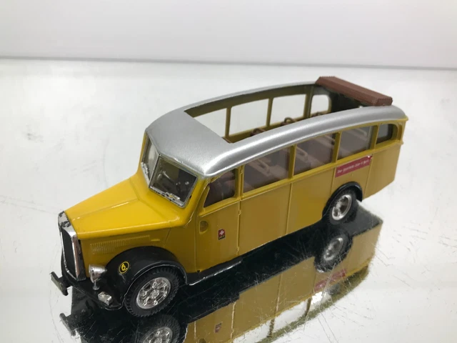 Tek Hoby 1/50 - Bus Autocar Saurer 3CT1D PTT Suisse, St Moritz, Chasse-neige, Occasion