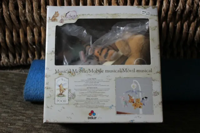 Classic Winnie the Pooh & Friends Baby Crib Musical Mobile