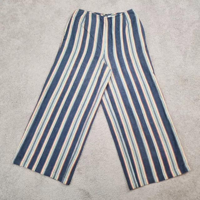 O’Neill Capri Stripped Pants Wide Leg Women’s Sz 26