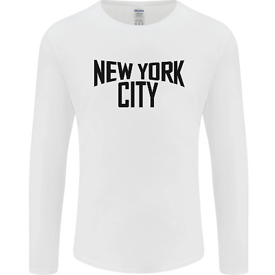 New York City as Worn by John Lennon Mens Long Sleeve T-Shirt