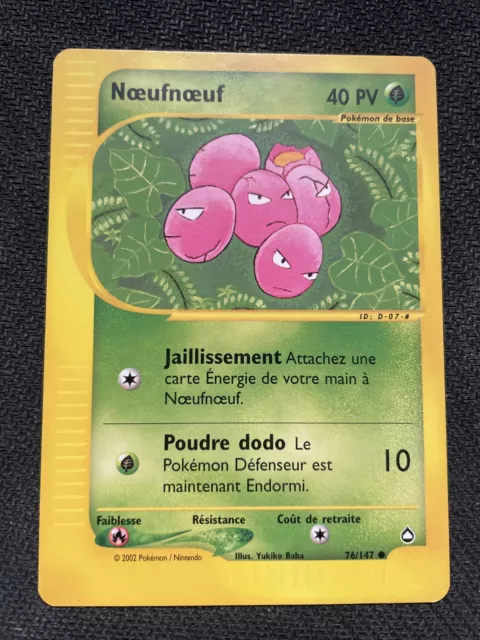 Noeufnoeuf Commune - Pokemon 76/147 Aquapolis Proche Du Neuf Fr