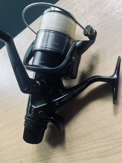 shimano aero 6000 re baitrunner reel 3 x 6000RE Carp Fishing Reels An ergonomic machined aluminium power crank handle. Shimano Baitrunner X-Aero RA Reel