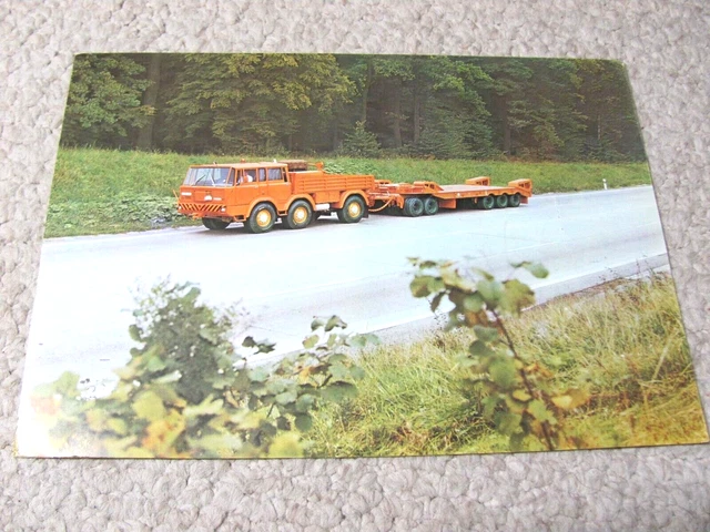 1980's TATRA 813 6X6 (CSSR) SALES BROCHURE..rare