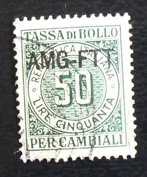 Trieste - Italy - Yugoslavia - AMG FTT Revenue Stamp - 50 Lire A16