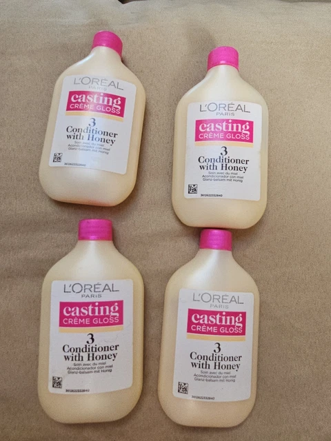 L’OREAL PARIS CASTING Creme Gloss Conditioner with Honey 4 x 60ml ...