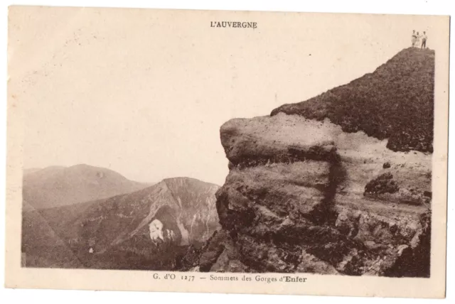 CPA 63 - (Puy de Dôme) - 1277. Summits des Gorges d'Inferno - G. d'O.