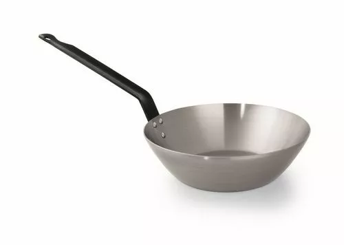 Sauteuse Eisenpfanne Ø 22 cm Bratpfanne Stielpfanne leichte Pfanne Schwenkpfanne