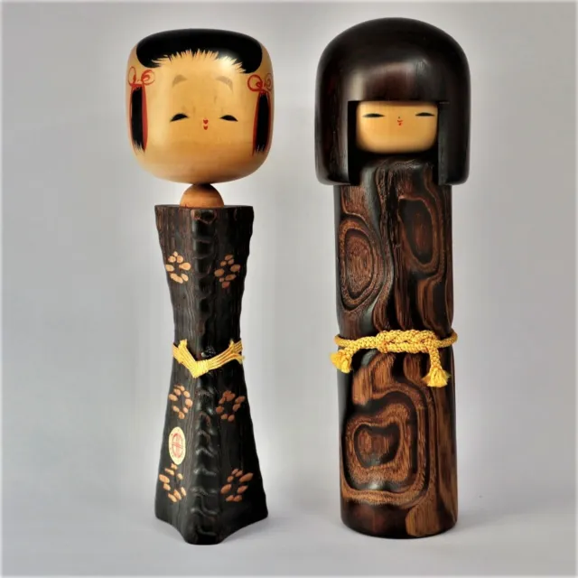 JAPAN Kokeshi dolls 29cm(11.4inch)  USABUROKOKESHI