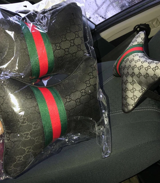 GUCCI CAR SEAT headrest (2pcs) £28.99 - PicClick UK