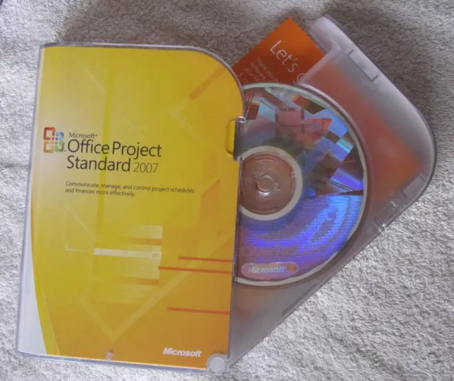 Microsoft Office Project Standard 2007, with COA, Product Key, PN: 076-03745