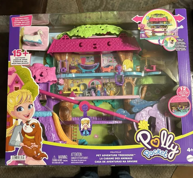 Polly Pocket Pollyville Aventuras na Casa da Árvore Mattel