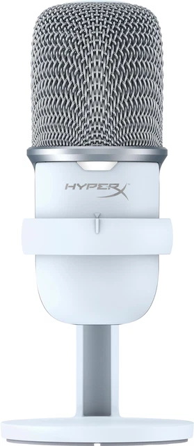 HyperX SoloCast - USB Microphone (White) Blanc Microphone de console de jeu