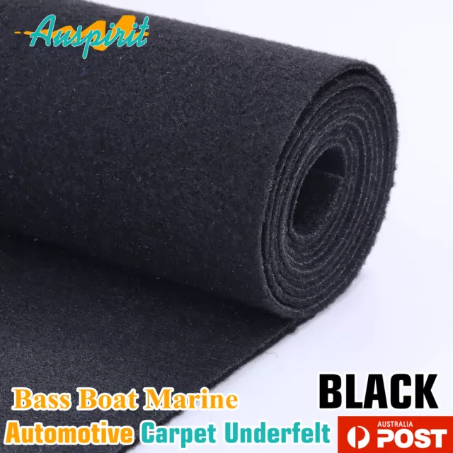 Black Marine Carpet Underfelt Van Wall Floor Rug Restoration Sold By Mtr 2M Wide