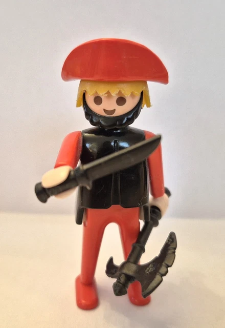 Rare Playmobil Rouge Pastel Vintage 1974 – Personnage Collection