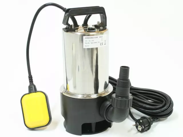 Pompe A Eau Immergee Pour Eaux Sales - Graviers 35Mm 1100W / 14000L/H