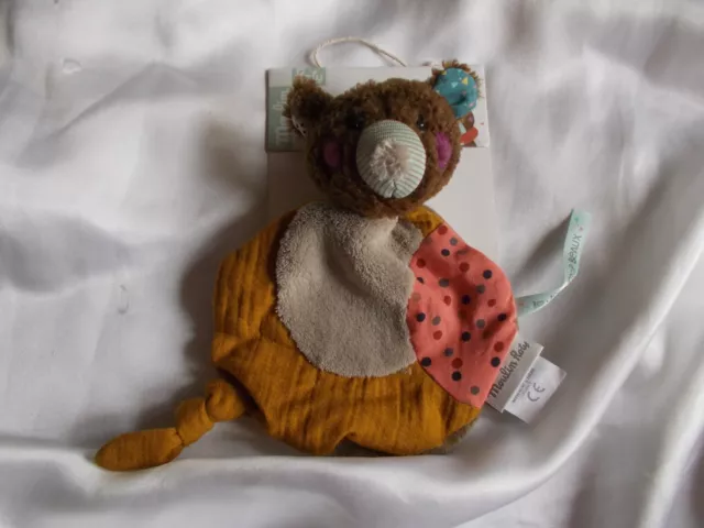 Doudou ours brun, "Les jolis pas beaux",  Moulin Roty