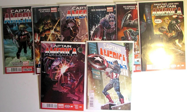 Captain America Lot of 8 #2,3,5,6,7,8,9,11 Marvel (2013) 7th Series Comics