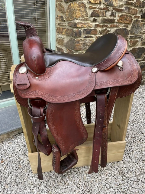 AUTHENTIC WESTERN SADDLE by Simco saddlery USA 650.00 PicClick UK