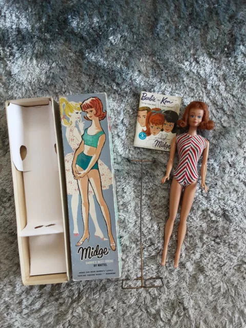 Midge & Bébé Heureuse Famille Barbie Neuf En Boîte Enceinte 2002