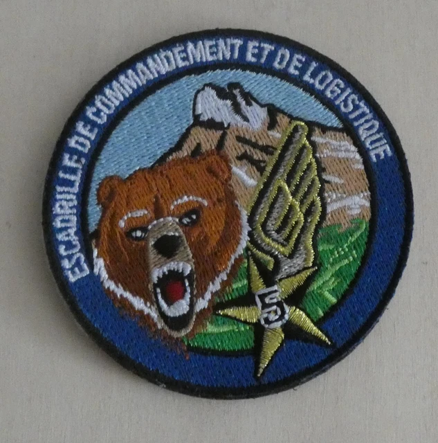 Écusson Brodé Aviation – Escadron ALA 37 – 422 SQN – Scratch Chevalier – 8 Cm