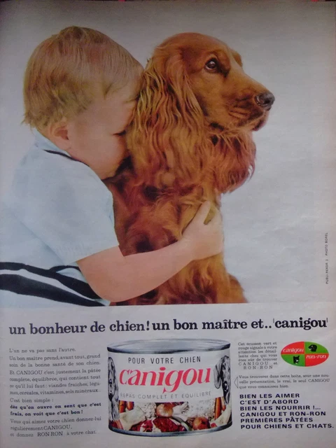 Publicité De Presse Originale - 1966 - Canigou Pour Chien - Publicité Vintage