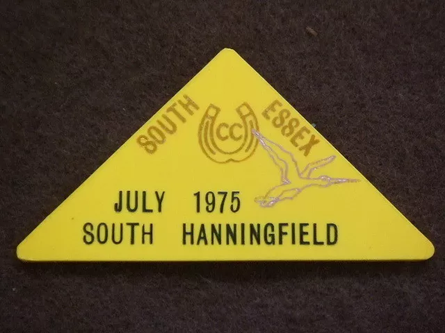 Caravan Club Rally Badge - South Hanningfield - July 1975