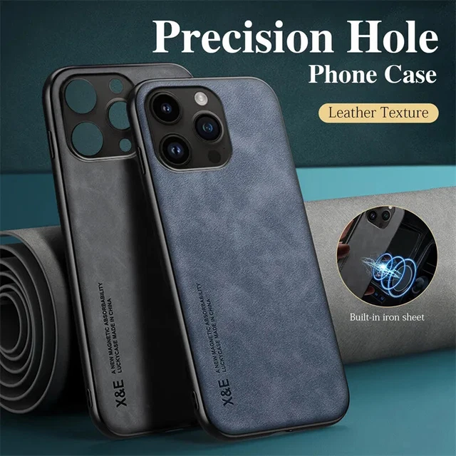 Leather Case For iPhone 7 8 + Plus 14 13 12 11 Pro X XR XS Max Ultra Thin Cover