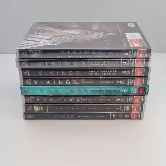 Vikings Seasons 1, 2, 3, 4, 5 & 6 Vol. 1 DVD TV Drama Medieval Ragnar Lothbrok