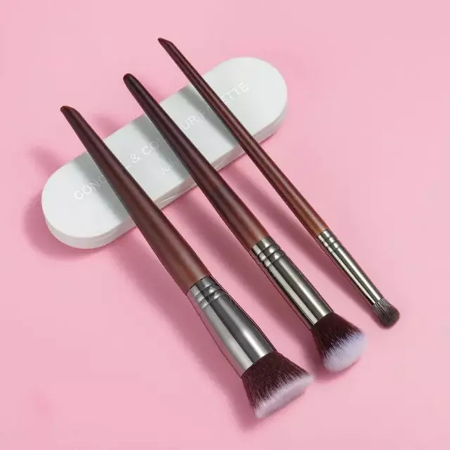 4pcs Makeup Brushes Set Foundation Brush Complexion Brush Cream Eye Shadow W4L6