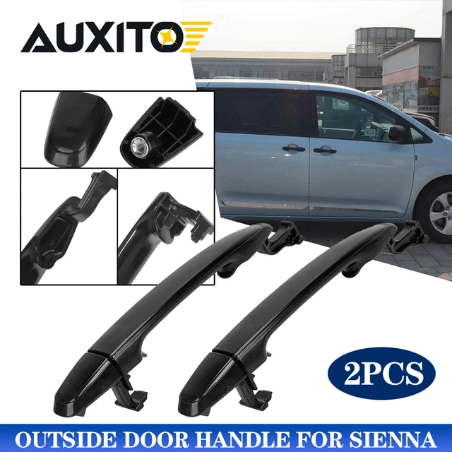 2X For Toyota Sienna 2004-2010 Rear Left Right Sliding Door Door Handle Black OH