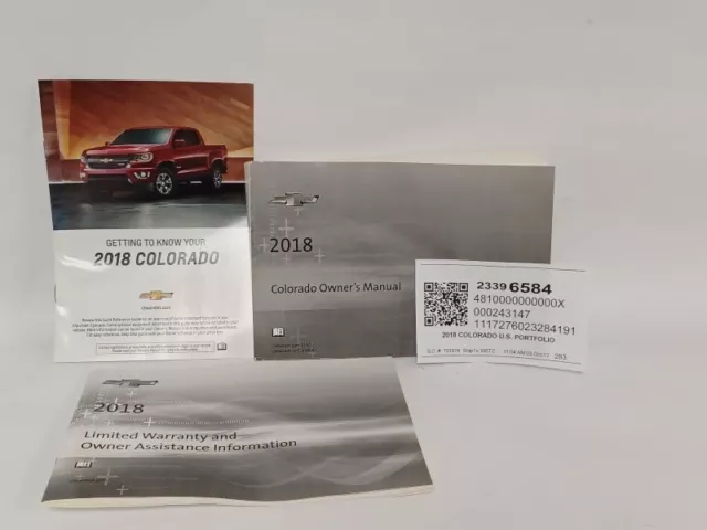 COLORADO  2018 Owners Manual 1561444