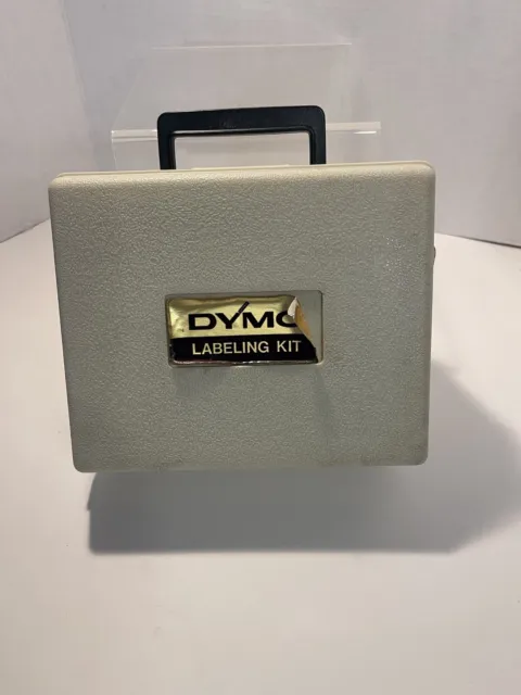 Dymo Labeling Kit M-6 Label Making Kit 3 wheels 4 Tapes Vintage Pre-owned