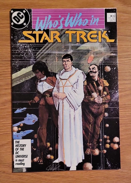 Who's Who In Star Trek Vol 1 & 2 DC Comics 1987 Excellent Condition 13