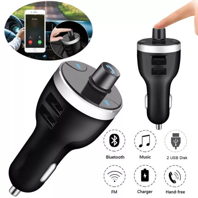 Bluetooth FM Transmitter KFZ Auto MP3 Player USB KFZ SD AUX Freisprechanlage