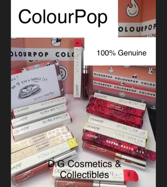 100% GENUINE ColourPop Liquid Lipstick Ultra Matte / Satin / Glossy  Colour Pop