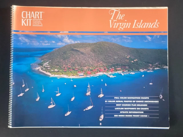 Chart Kit BBA The Virgin Islands Cruising Sailing Map Navigation