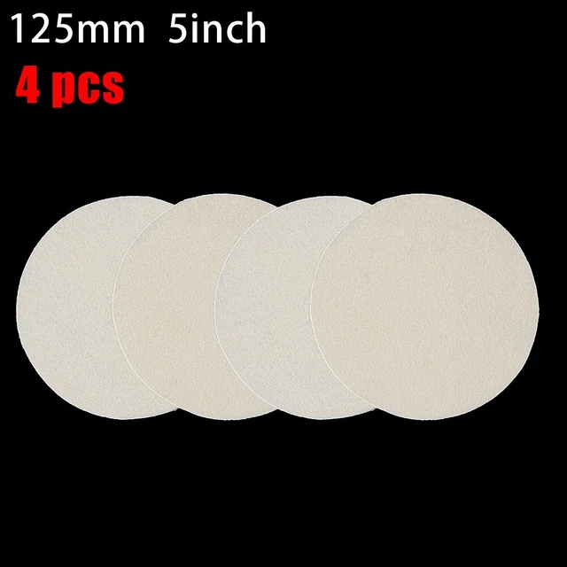 Nuovo Disco Pulitrici Lucidante Ruota 4pcs Durevole Fine Lana Feltro di Qualità