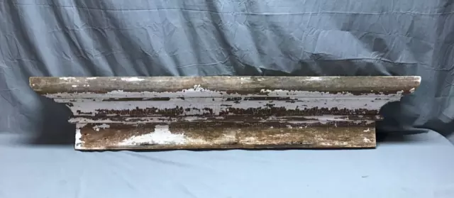 Large Antique Window Door Top Pediment Old VTG Shabby Victorian Chic 1898-22B