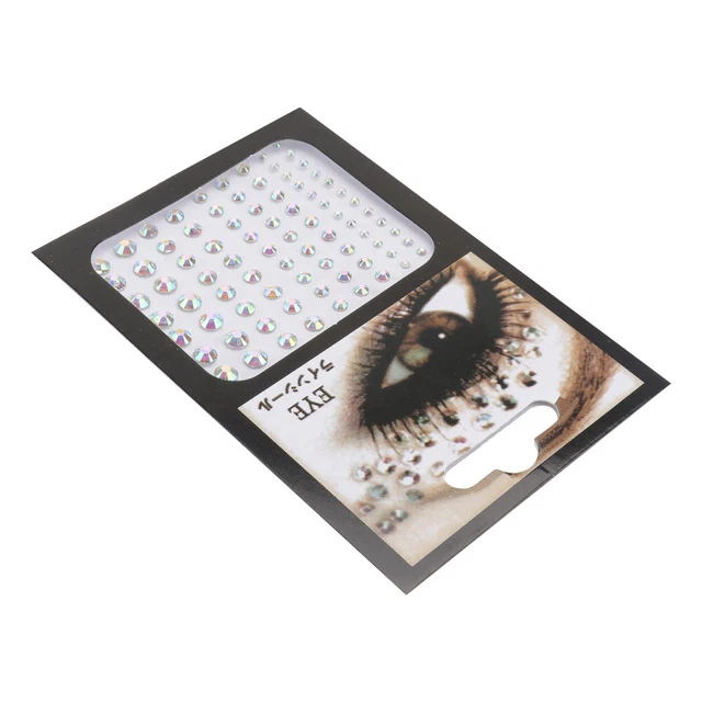 Estrás Cara de Sirena Joyas Halloween Gemas Maquillaje Ojos Cristal