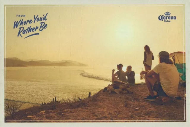 V19243 Australia Avant Card #19243 Where You'd Rather Be Corona postcard