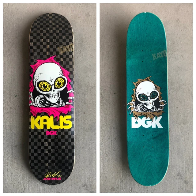 JOSH KALIS ABDUCTED Skateboard Dgk Deck Alien Workshop 8.25 Love 