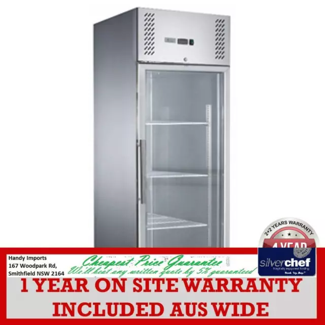 Fed Commercial Fed-X S/S Full Glass Door Upright Freezer Xurf600G1V