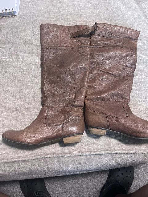 BROWN KNEE HIGH SIZE 6 Steve Madden boots 20.00 PicClick UK