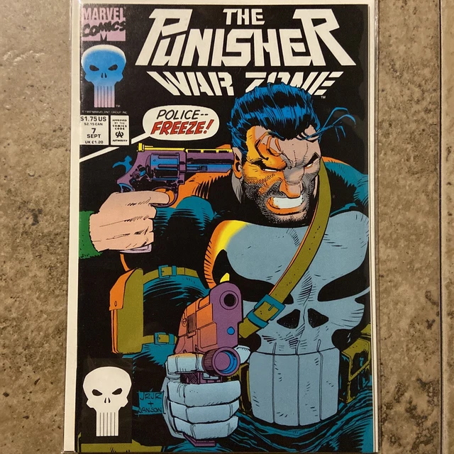Punisher War Zone #5  Marvel Comics 1992 Vf/Nm
