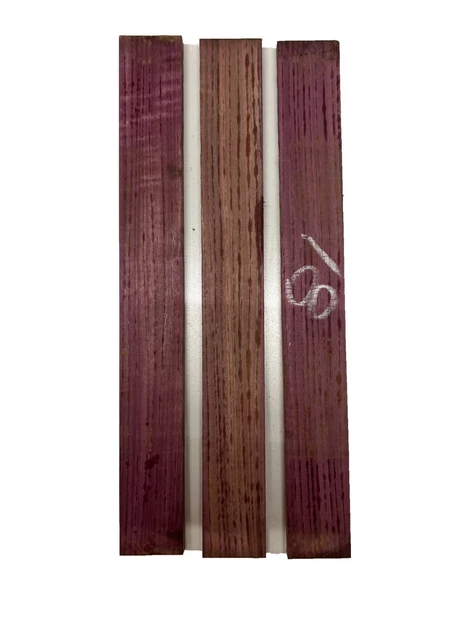 3 Pack, Purpleheart Thin Stock Lumber Board- Wood crafts 16"x 2"x 1/2" #81 3 Pack, Purpleheart Thin Stock Lumber Board- Wood crafts 16"x 2"x 1/2" #81