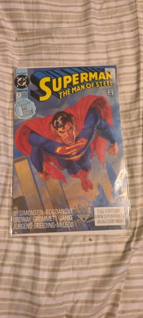 Superman Man Of Steel 1 Dc 1st Issue